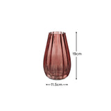 Veneto 20cm Glass Vase - Cerise DIMS - Laura James