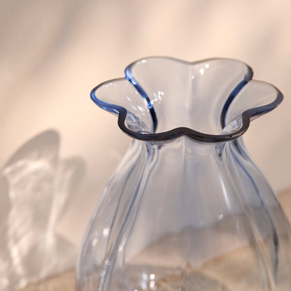 Verona_20cm_Glass_Vase_Cornflower_Blue-1 - Laura James