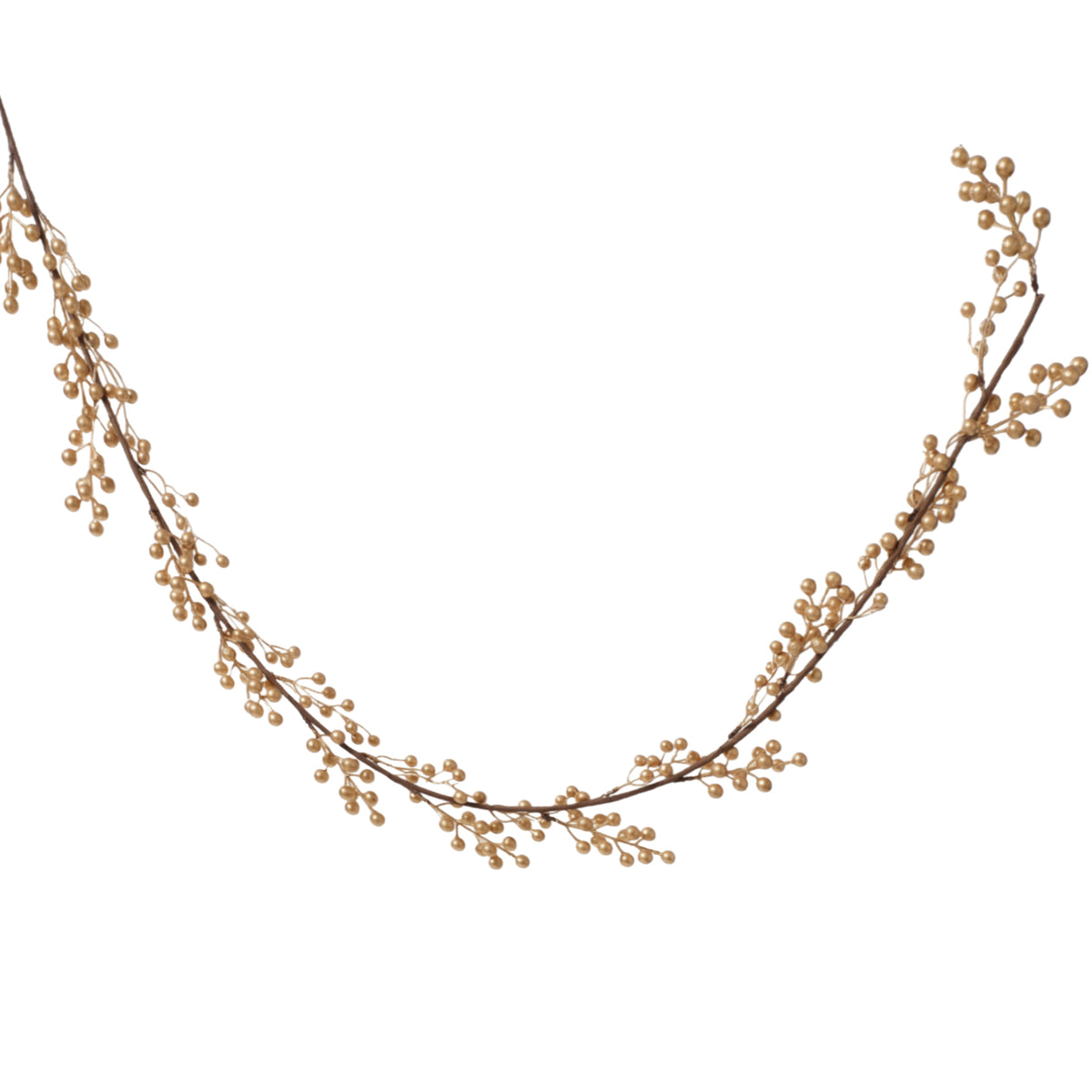 Viken 150cm Berry Christmas Garland - Gold