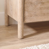 Viola 7 Drawer Tall Boy - Travertine Effect & Chalked Mango Wood - Laura James 