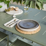 Wilder Rectangular Dining Table Set with 6 x Wilder Dining Chair - Olive Green