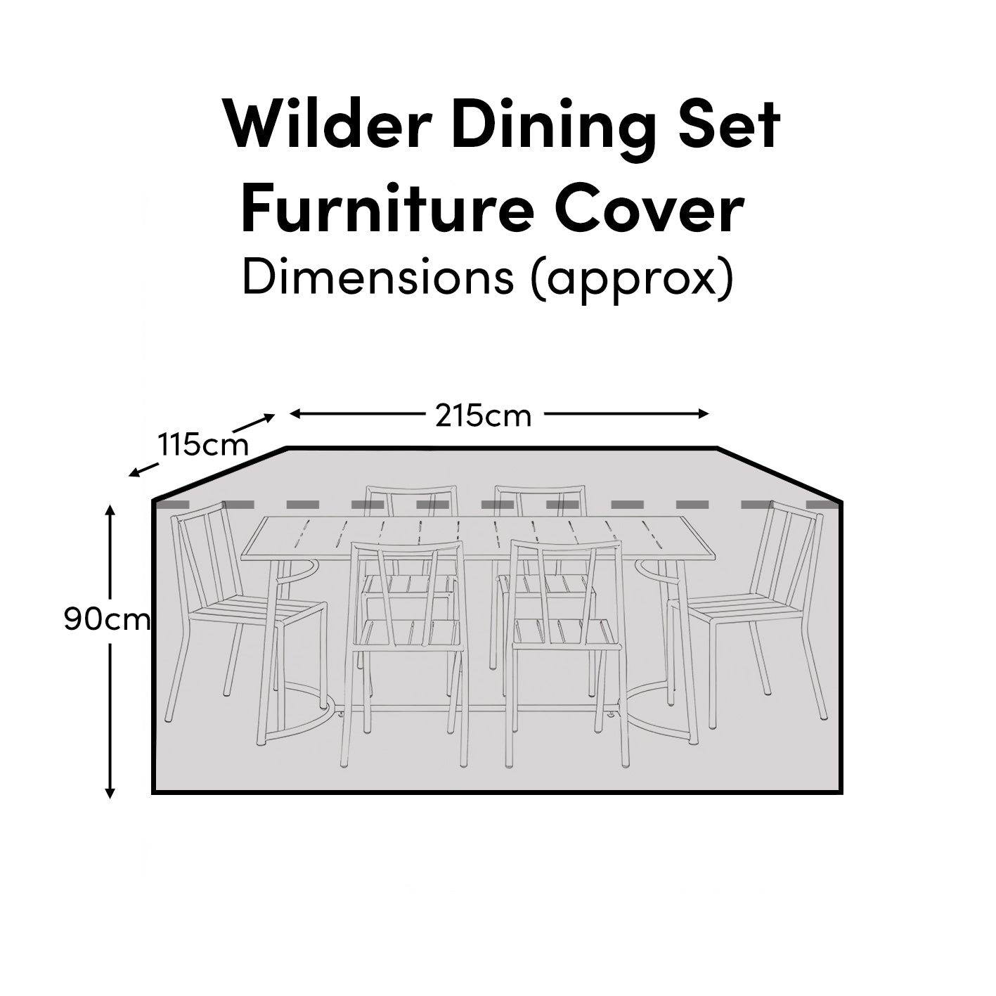 Wilder Dining Set Furniture Cover - Laura James