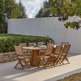 Willow Whitewash Oval  8 Seater Dining Table with Cove Dining Chair - Laura James 
