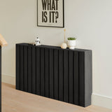 Willow Large Radiator Cover in Black Oak - Laura James
