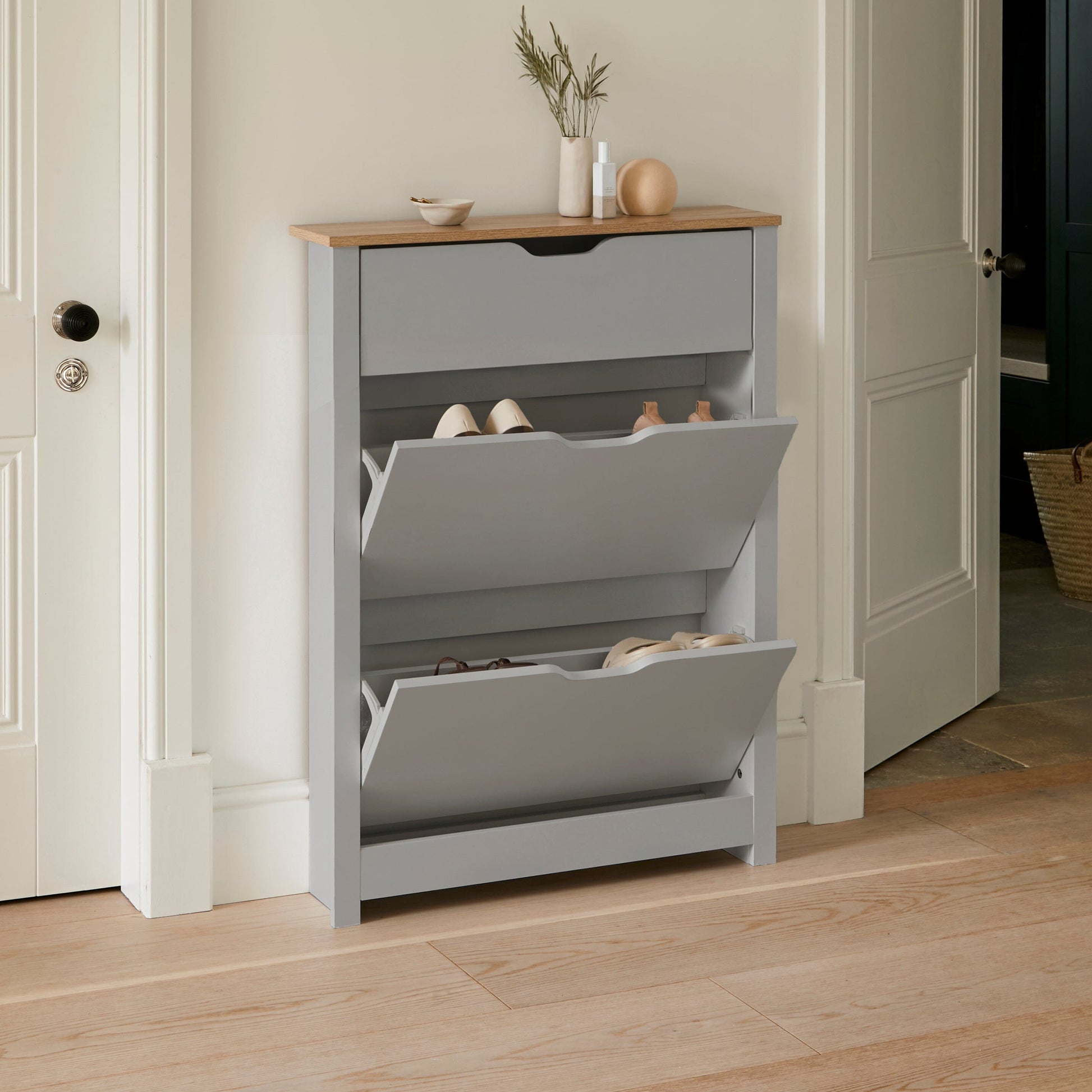 shoe dresser Windsor Shoe Cabinet - 3 Door