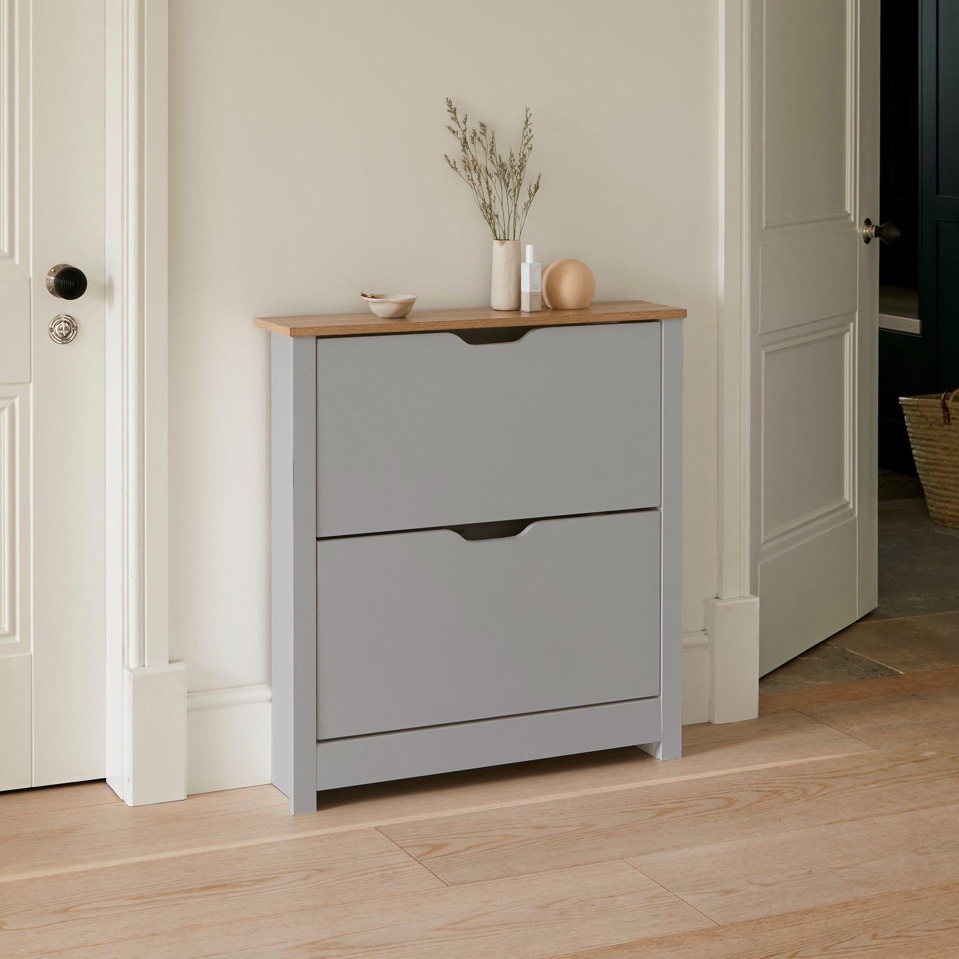 Windsor Shoe Cabinet 2 Door