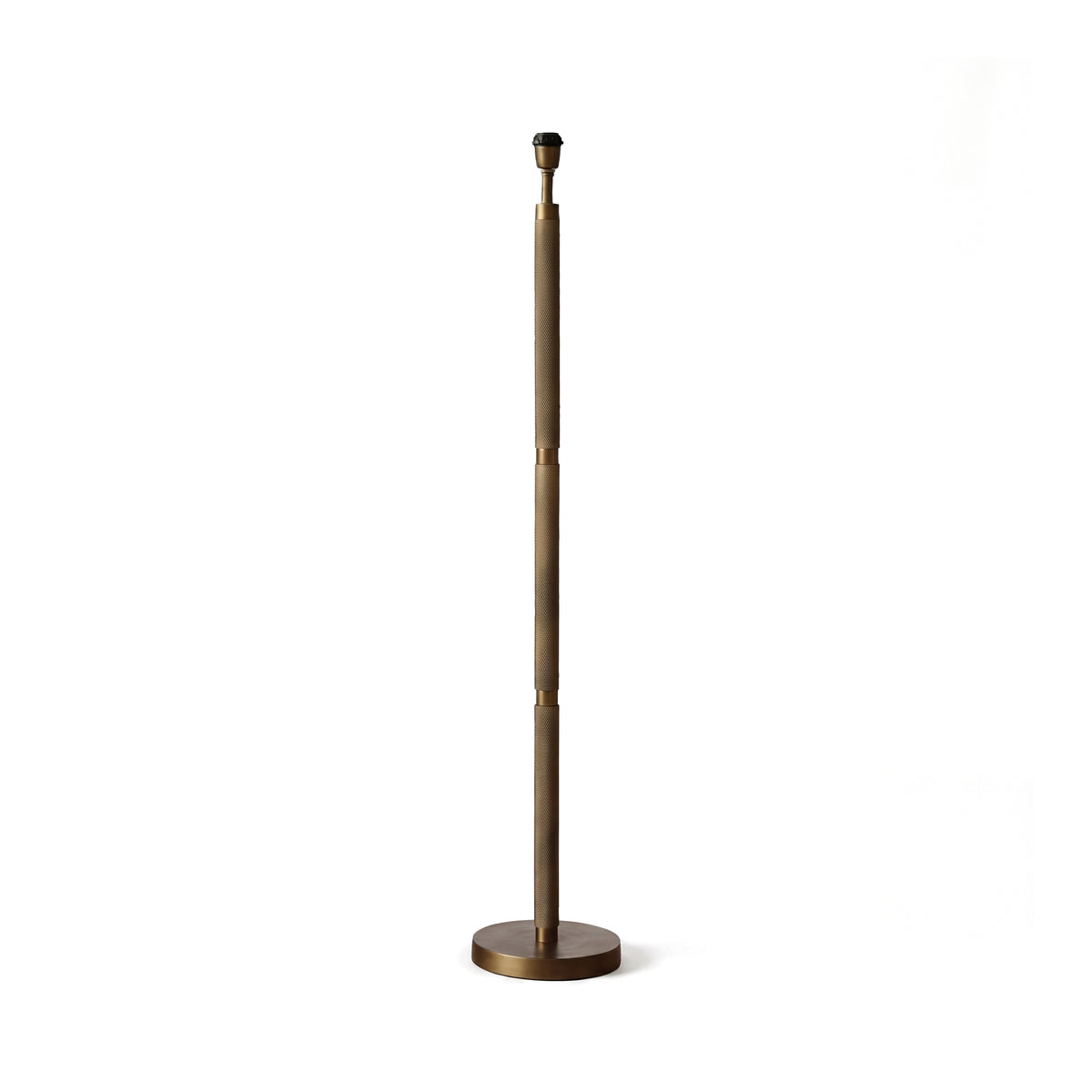Welham 132cm Metal Floor Lamp Base - Patina Gold - Laura James 