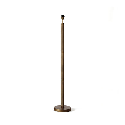 Welham 132cm Metal Floor Lamp Base - Patina Gold - Laura James 