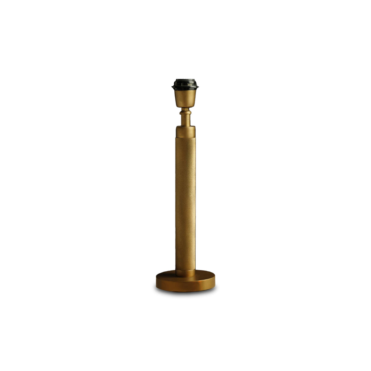 Welham 36cm Metal Table Lamp Base - Patina Gold - Laura James 
