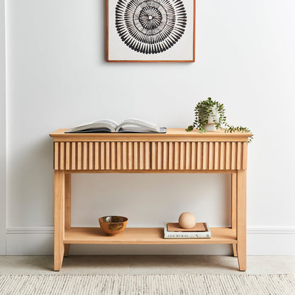 Willow Whitewash Oak Console Table