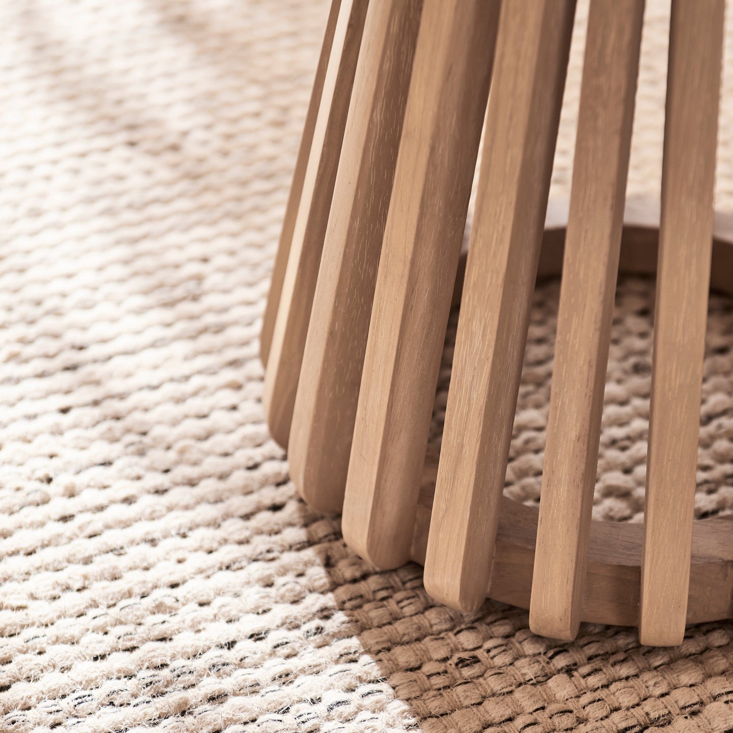 Willow Wood Coffee Table - Whitewash Oak - Laura James