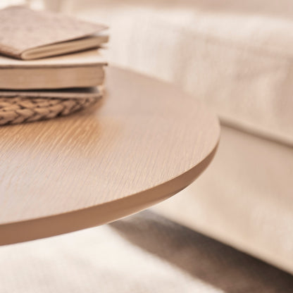 Willow Wood Coffee Table - Whitewash Oak - Laura James