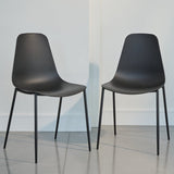 Wren Dining Chair - Set of 4 - Black - Laura James 