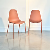 Wren Dining Chair - Set of 2 - Burnt Orange - Laura James 