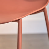 Wren Dining Chair - Set of 2 - Burnt Orange - Laura James 