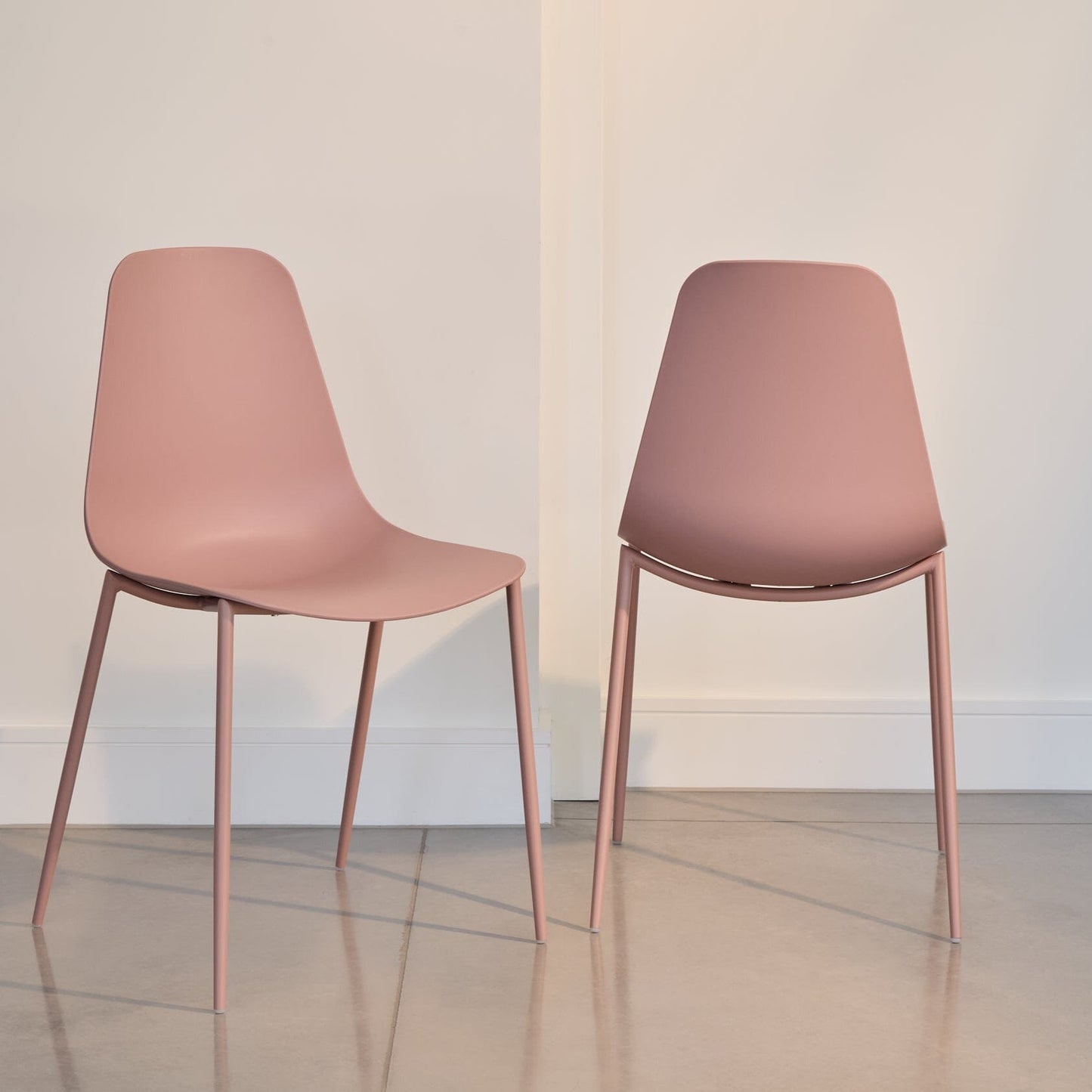 Wren Dining Chair - Set of 4 - Dusty Pink - Laura James 