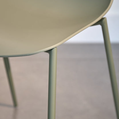 Wren Dining Chair - Set of 4 - Olive Green - Laura James 