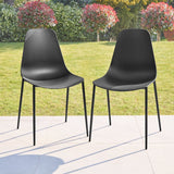 Wren Black Dining Chairs - Set of 4 - Laura James 