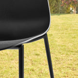 Wren Black Dining Chairs - Set of 4 - Laura James 