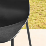 Wren Black Dining Chairs - Set of 4 - Laura James 