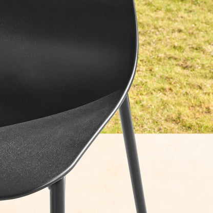 Wren Black Dining Chairs - Set of 4 - Laura James 