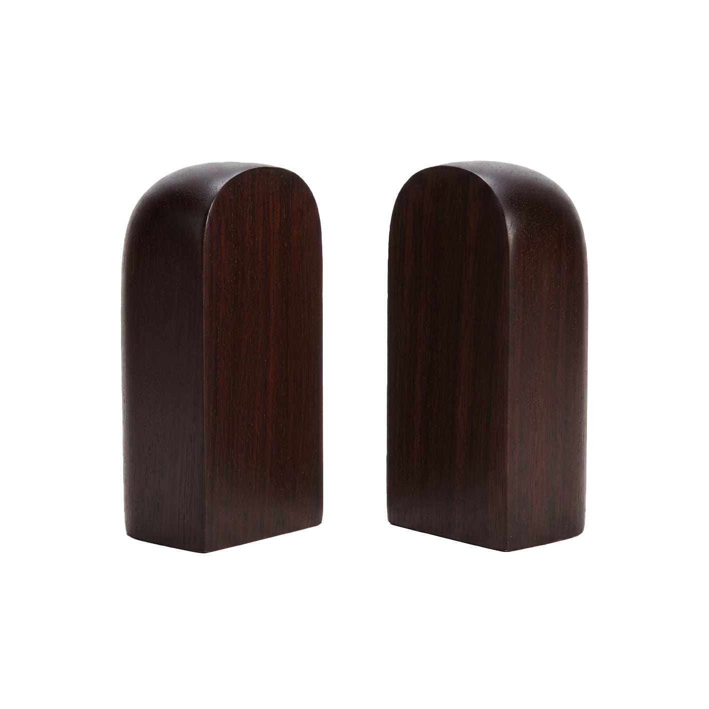 Yattendon 17cm Bookend Set of 2 - Coffee Brown Mango Wood - Laura James 