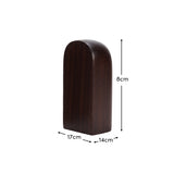 Yattendon 17cm Bookend Set of 2 - Coffee Brown Mango Wood - Laura James 