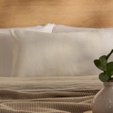 Yelden 35x55cm Scatter Cushion Cover - Oyster White - Laura James 