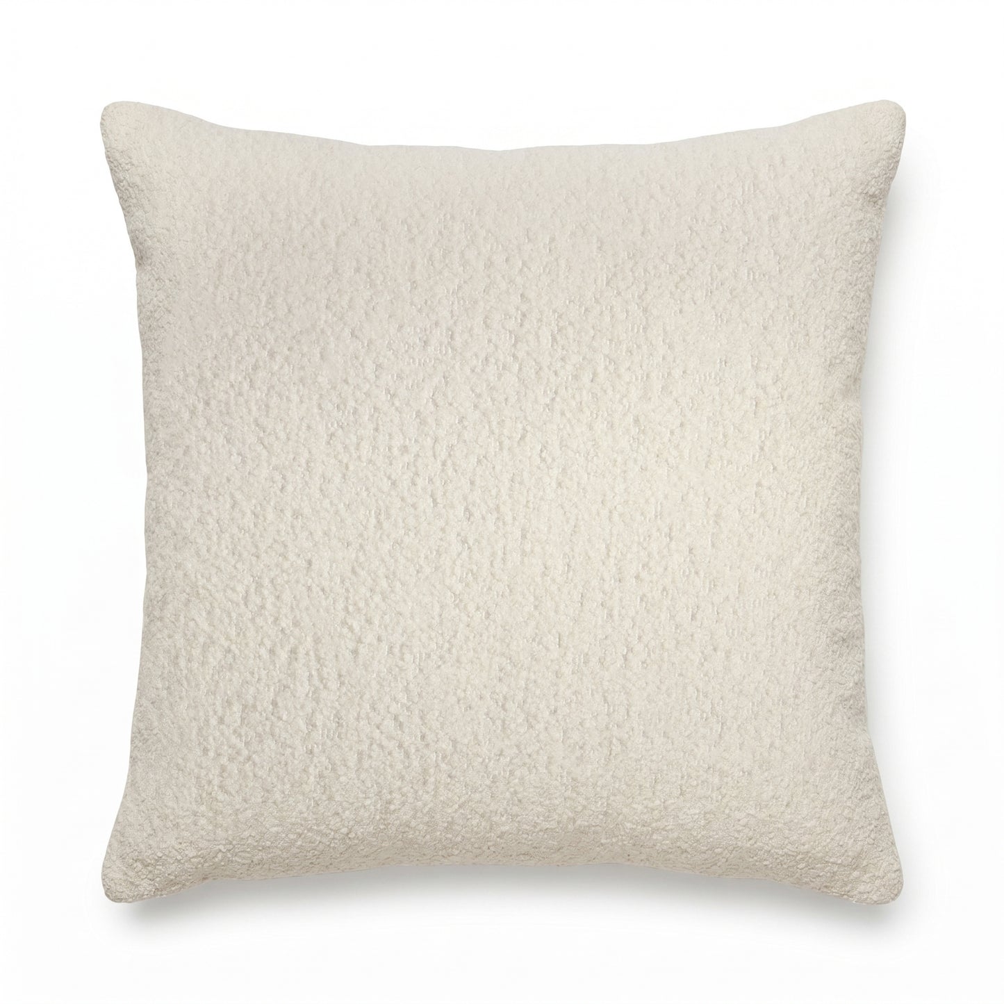 Yelden 50x50cm Scatter Cushion Cover - Chalk White Boucle - Laura James 