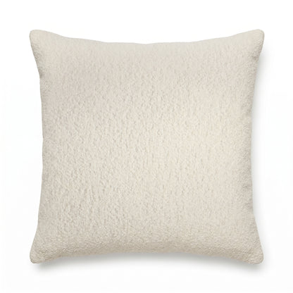 Yelden 50x50cm Scatter Cushion Cover - Chalk White Boucle - Laura James 