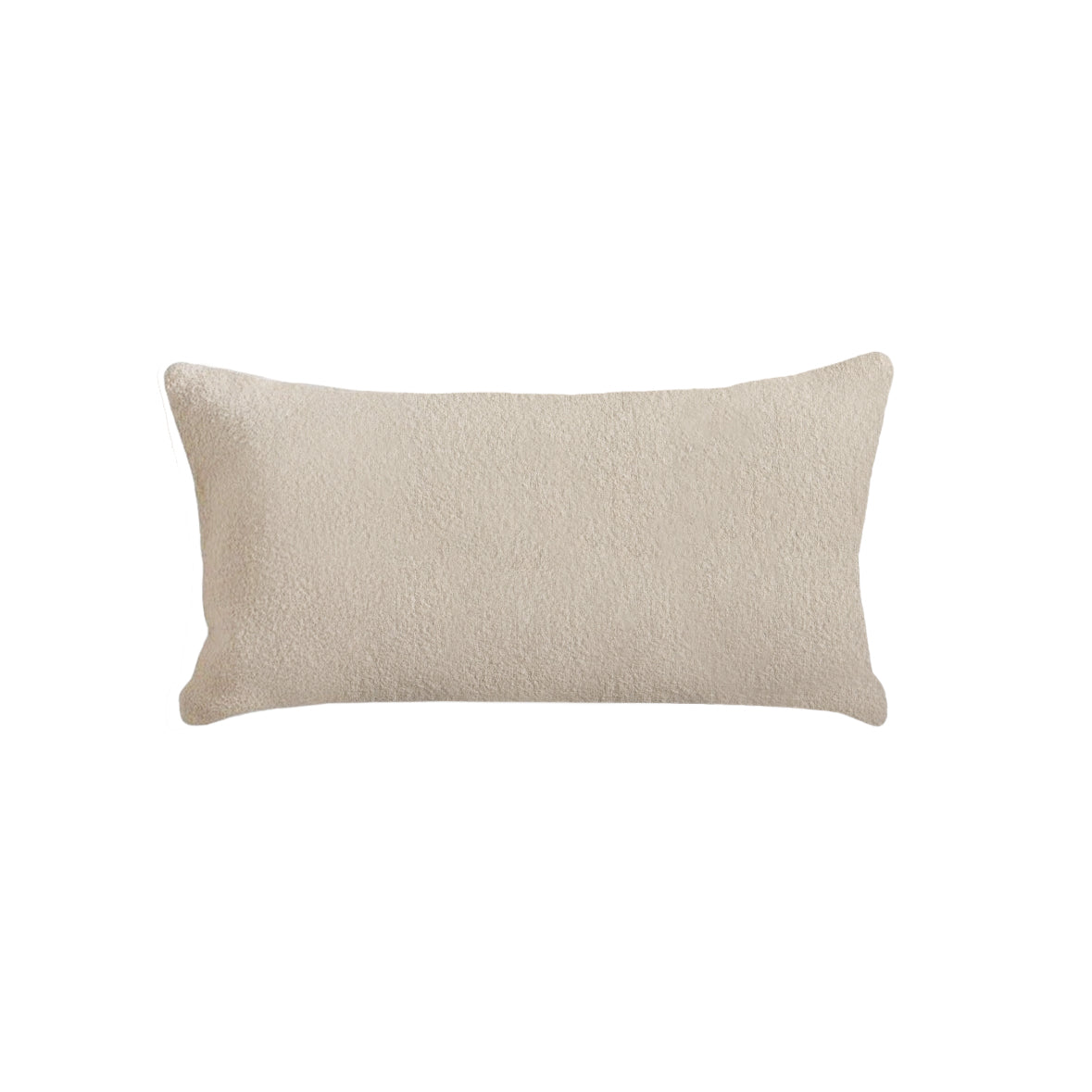 Yelden 35x55cm Scatter Cushion Cover - Light Beige Boucle - Laura James 