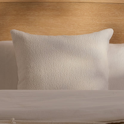 Yelden 50x50cm Scatter Cushion Cover - Chalk White Boucle - Laura James