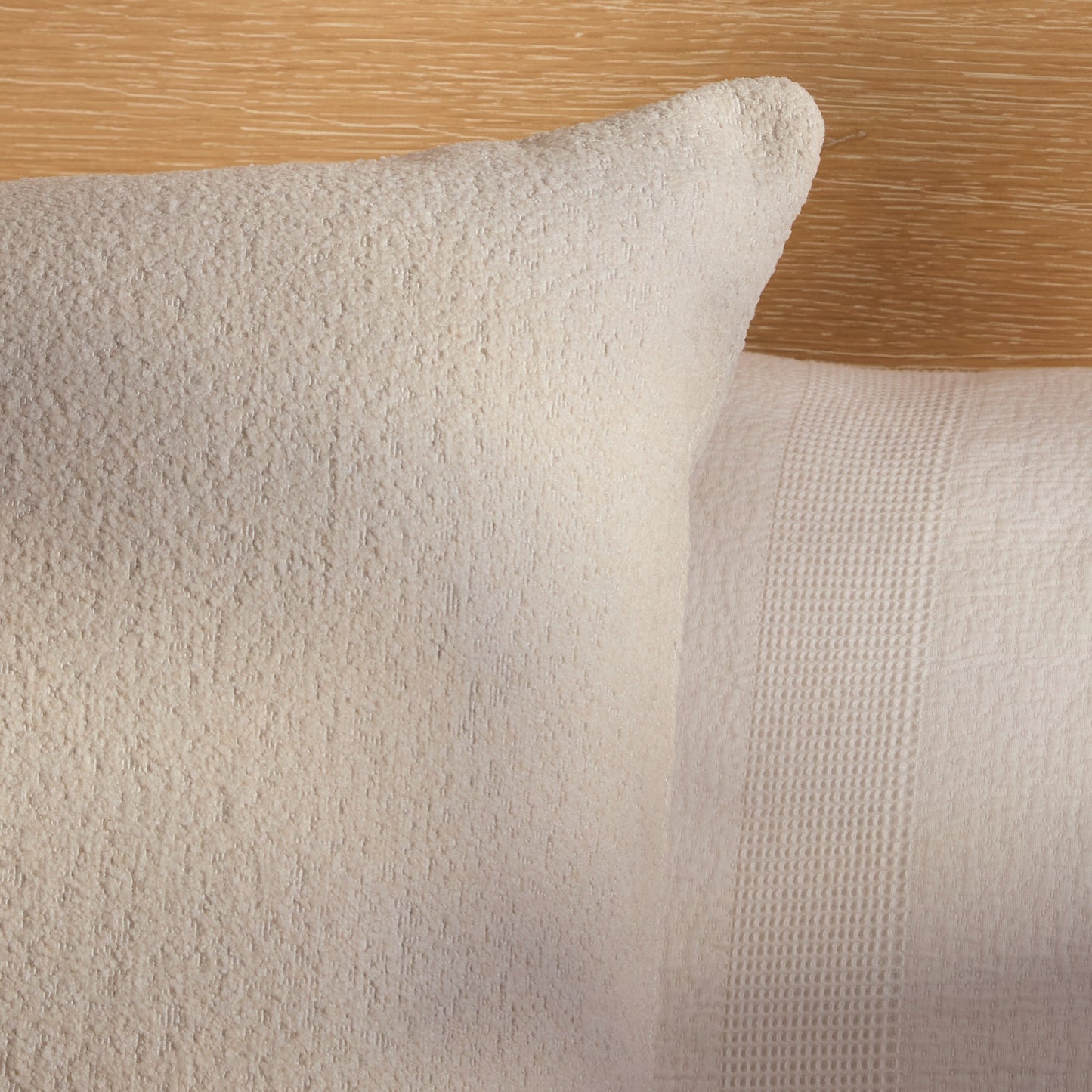 Yelden 50x50cm Scatter Cushion Cover - Chalk White Boucle - Laura James