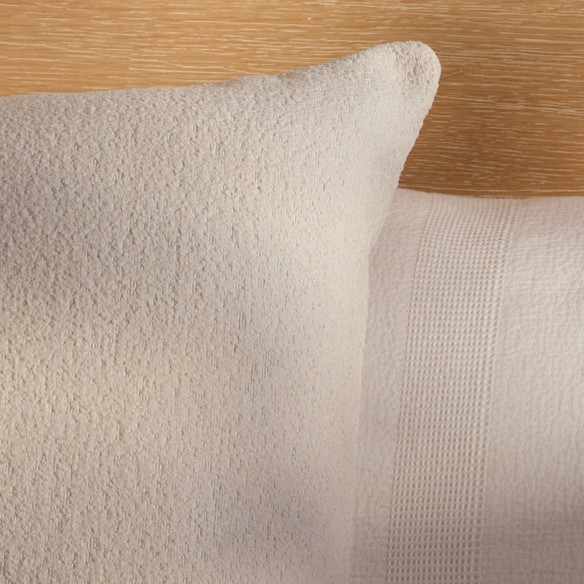 Yelden 50x50cm Scatter Cushion Cover - Chalk White Boucle - Laura James