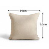 Yelden 50x50cm Scatter Cushion Cover - Light Beige Boucle - Laura James
