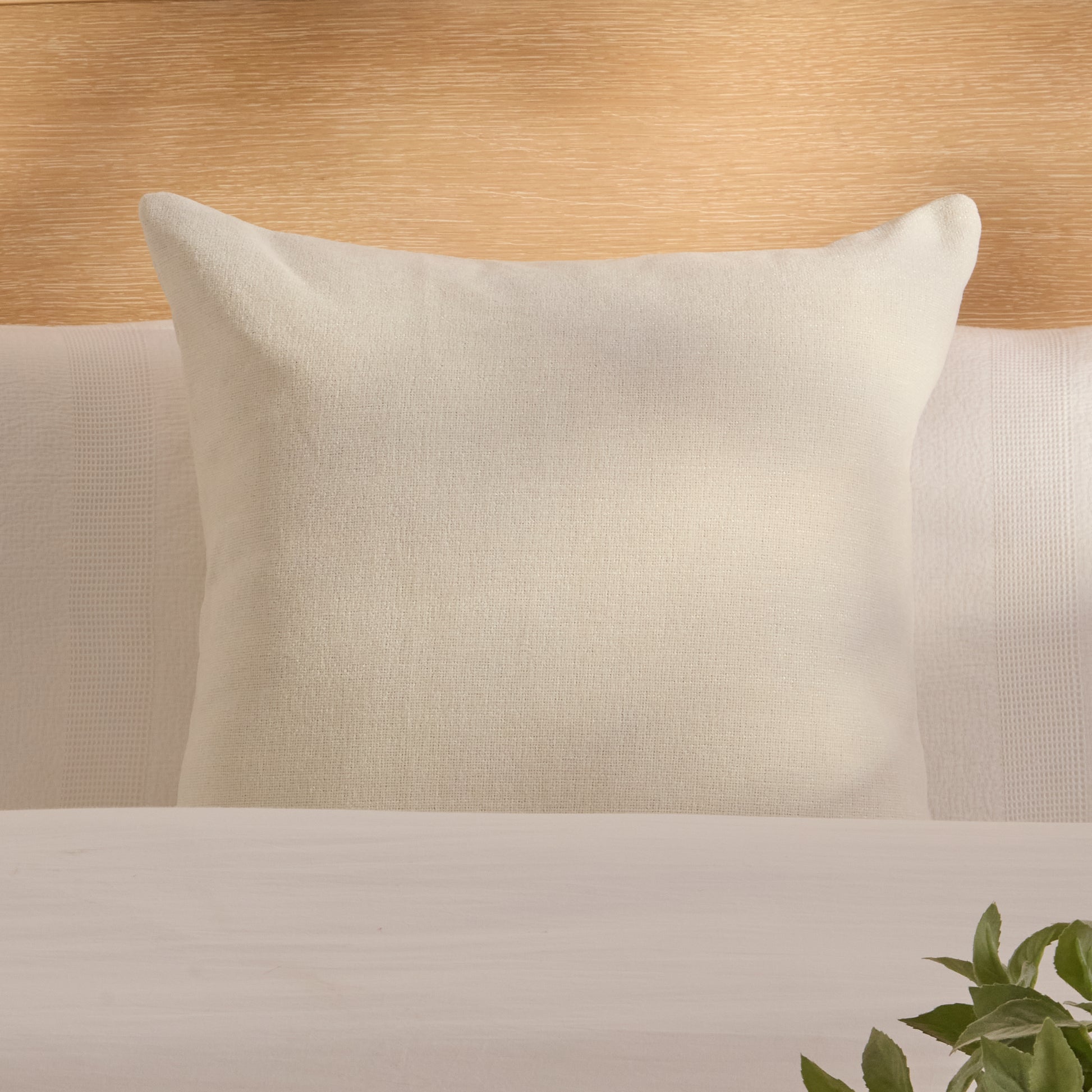 Yelden 50x50cm Scatter Cushion Cover - Oyster White - Laura James