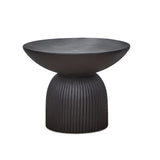 Zaliki Concrete Coffee Table - Black - Laura James 