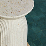 Zaliki_35cm_Concrete_Round_Side_Table_Paprika_Terrazzo