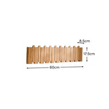 Lowell Pale Oak Folding Coat Rack - Laura James