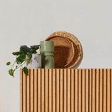 Acton 25cm Ceramic Vase - Sage Green - Laura James