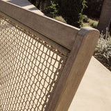 Akira Wooden Rope Folding Bench - Laura James