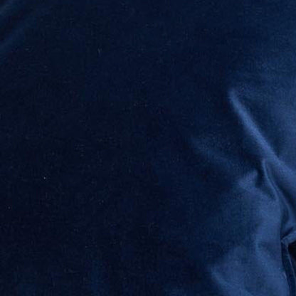Dark blue velvet cushion cover - Laura James