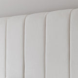 Alice King Ottoman Bed - Ivory - Laura James