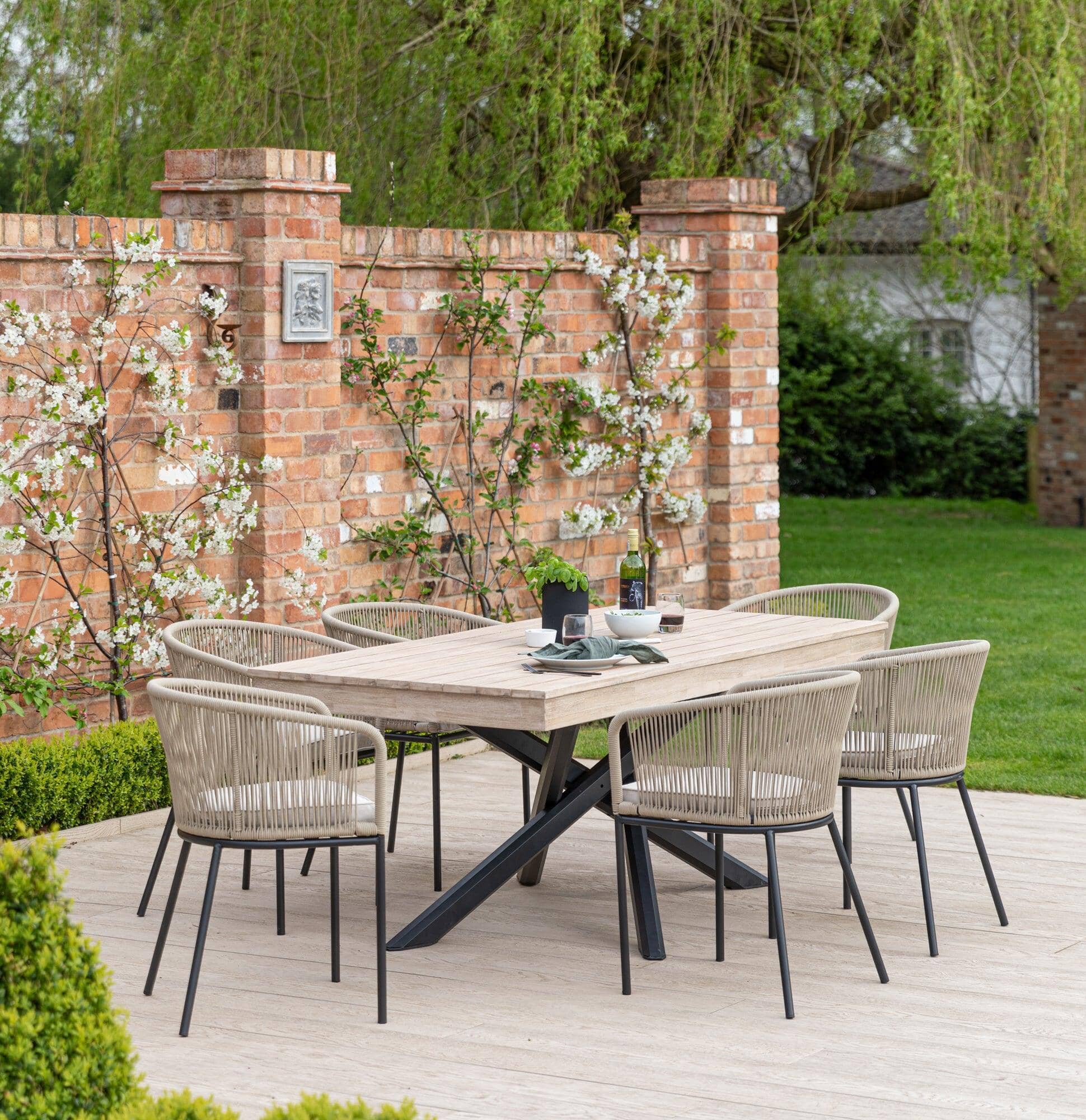 Garden table and chairs modern hotsell