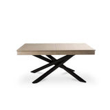 Amelia Whitewash Extendable Dining Table Set