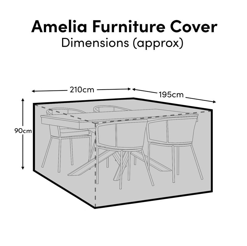 Amelia Hali 4 Seater Furniture Cover - Laura James 