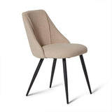 Amy dining chair - black legs - Laura James