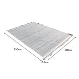 Ardwell outdoor PET rug - mist grey - 160cm x 230cm