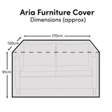 Aria 2-Seater Sofa Raincover - 170x120x91cm
