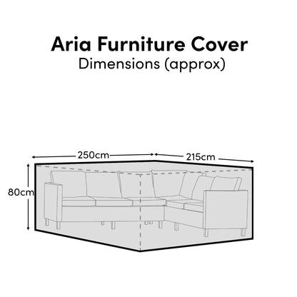 Aria Corner Sofa Furniture Cover - Laura James 